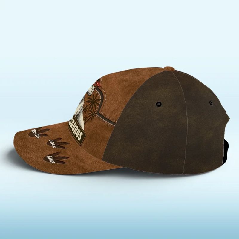Roars Louder Than Her Grandkids - Family Personalized Custom Hat, All Over Print Classic Cap - Mother's Day, Gift For Mom, Grandma