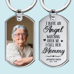 Custom Photo Your Love Lives On In Me - Memorial Personalized Custom Keychain - Sympathy Gift, Christmas Gift For Family