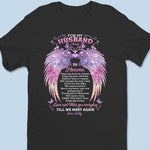 Love And Miss You Everyday Till We Meet Again - Memorial Personalized Custom Unisex T-shirt, Premium T-shirt, Hoodie - Sympathy Gift For Wife