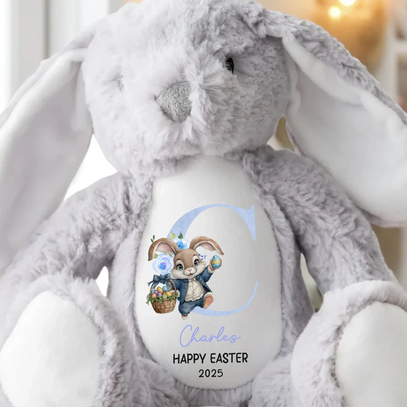 Hoppy Easter - Family Personalized Custom Easter Bunny Plush - Easter Gift For Family Members