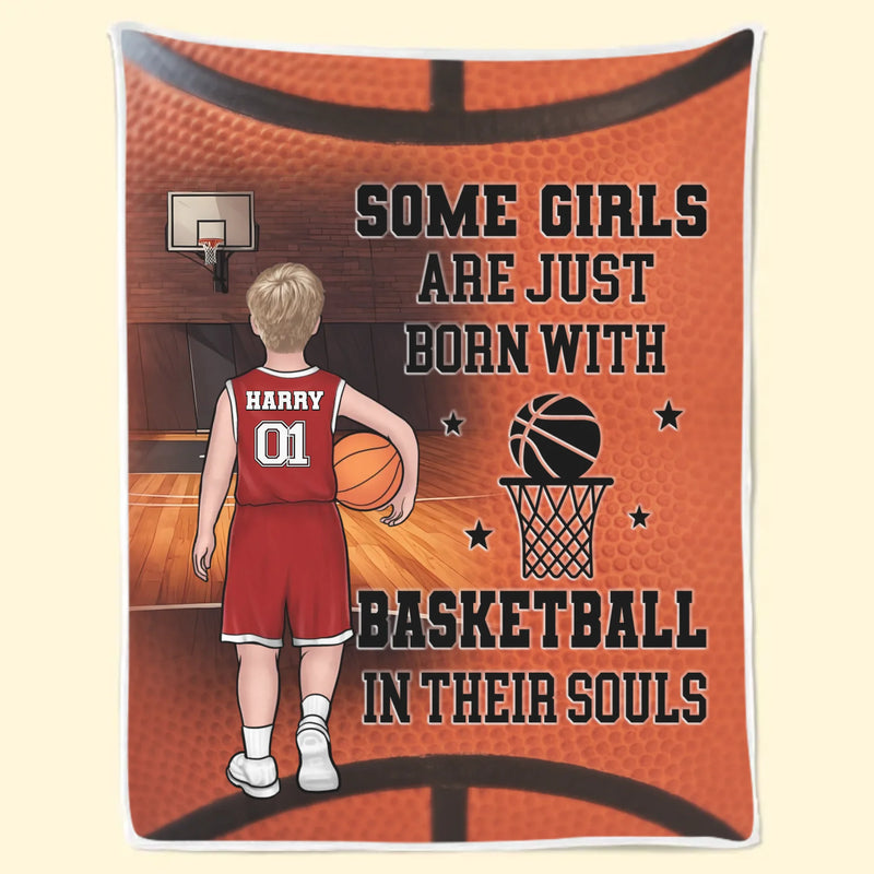 Born To Ball, Built To Win - Personalized Custom Blanket - Gift For Sport Lovers, Sport Players