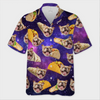 Custom Photo Just A Taco Dog With Dreams - Dog & Cat Personalized Custom Unisex Tropical Hawaiian Aloha Shirt - Summer Vacation Gift, Gift For Pet Owners, Pet Lovers, Travel Lovers