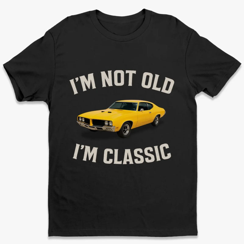Custom Photo Classic Ride, Classic Vibes - Family Personalized Custom Unisex T-shirt, Premium T-shirt, Hoodie - Father's Day, Gift For Dad, Grandpa