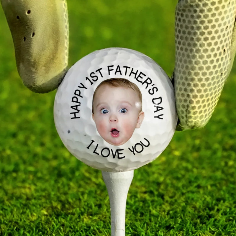 Custom Photo You’re The Best Swing In My Life
 - Family Personalized Custom Golf Ball - Father's Day,  Gift For Sport Lovers, Sport Players, Dad, Grandpa