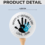 My First Hero With The Best Swing - Family Personalized Custom Golf Ball - Father's Day,  Gift For Dad, Grandpa, Golf Lovers