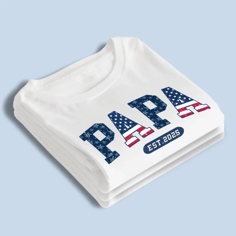 Proud To Be Called Papa - Family Personalized Custom Unisex T-shirt, Premium T-shirt, Hoodie - Father's Day, Gift For Dad, Grandpa
