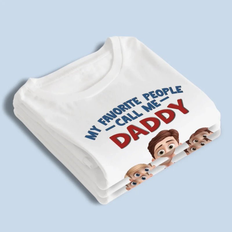 The Best Title I’ve Ever Had Is Daddy - Family Personalized Custom Unisex T-shirt, Premium T-shirt, Hoodie - Father's Day, Gift For Dad, Grandpa