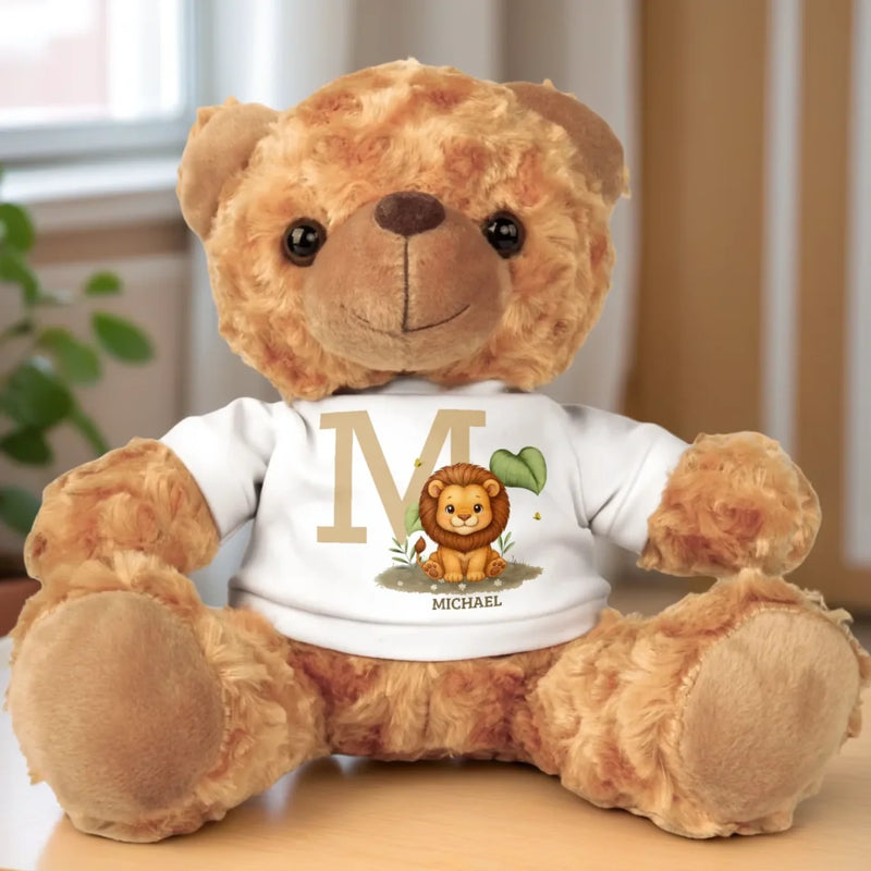Roar With Love - Family Personalized Custom Teddy Bear Plush - Father's Day, Gift For Family Members
