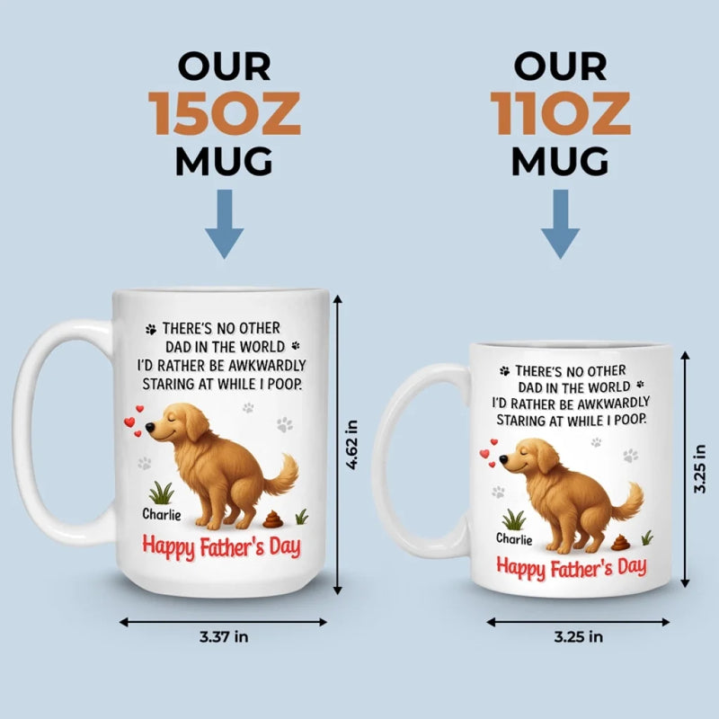 You Walk Me, Feed Me, Love Me - Dog Personalized Custom Mug - Father's Day, Gift For Pet Owners, Pet Lovers