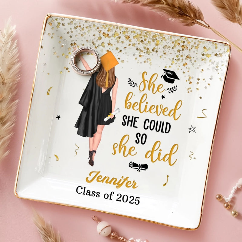 Chapter Closed, Legend Begins - Family Personalized Custom Full-Print Jewelry Dish - Graduation Gift For Family Members, Siblings, Brothers, Sisters