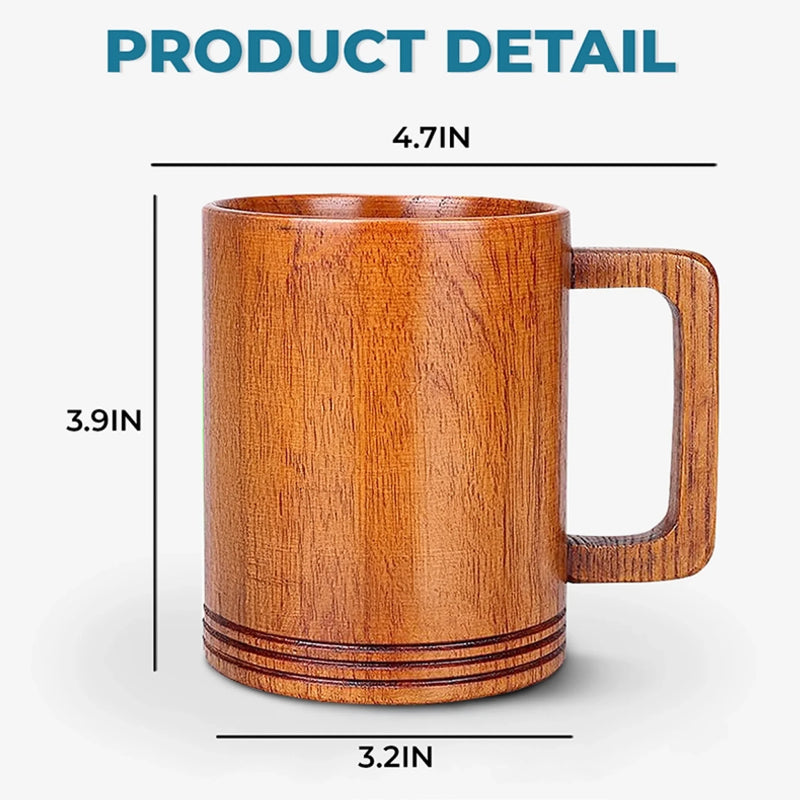 Pooping With Love, Just For You - Dog Personalized Custom Wooden Mug - Father's Day,  Gift For Dad, Pet Owners, Pet Lovers