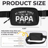 My Favorite People Call Me Papa - Family Personalized Custom Crossbody & Waist Bag - Father's Day, Gift For Dad, Grandpa