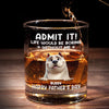 Every Day Is Father’s Day When I Have You, Hooman - Dog Personalized Custom Whiskey Glass - Father's Day, Gift For Pet Owners, Pet Lovers