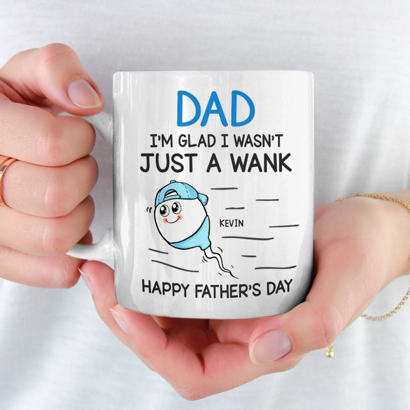 One Squirt Of Greatness, Cheers Dad - Family Personalized Custom Mug - Father's Day, Gift For Dad