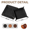 Come Home To Love - Family Personalized Custom Leather Valet Tray - Father's Day, Gift For Dad, Grandpa