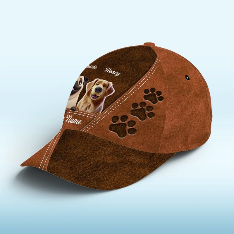 Paws Up, Heads High - Dog Personalized Custom Hat, All Over Print Classic Cap - Father's Day, Gift For Pet Owners, Pet Lovers