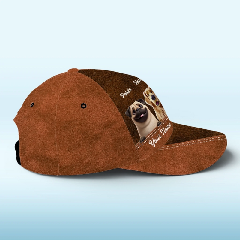 Paws Up, Heads High - Dog Personalized Custom Hat, All Over Print Classic Cap - Father's Day, Gift For Pet Owners, Pet Lovers