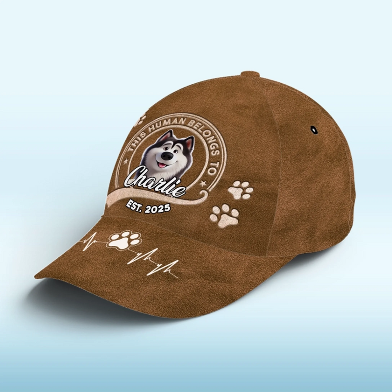 Stay Pawsitive - Dog Personalized Custom Hat, All Over Print Classic Cap - Father's Day, Gift For Pet Owners, Pet Lovers