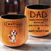 Fur Real, You're The Best - Dog Personalized Custom Wooden Whiskey Glass - Father's Day, Gift For Pet Owners, Pet Lovers
