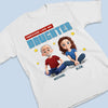 Built By Awesome Daughters - Family Personalized Custom Unisex T-shirt, Premium T-shirt, Hoodie - Father's Day, Gift For Dad, Daughter