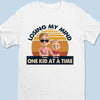 Losing My Mind One Kid At A Time - Family Personalized Custom Unisex T-shirt, Premium T-shirt, Hoodie - Father's Day, Gift For Dad, Grandpa