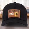 Pup’s Favorite Human - Dog Personalized Custom Leather Patch Hat - Father's Day, Gift For Pet Owners, Pet Lovers