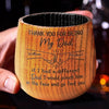 Cheers To The Man Who Made Me Awesome - Family Personalized Custom Wooden Whiskey Glass - Father's Day, Gift For Dad, Grandpa
