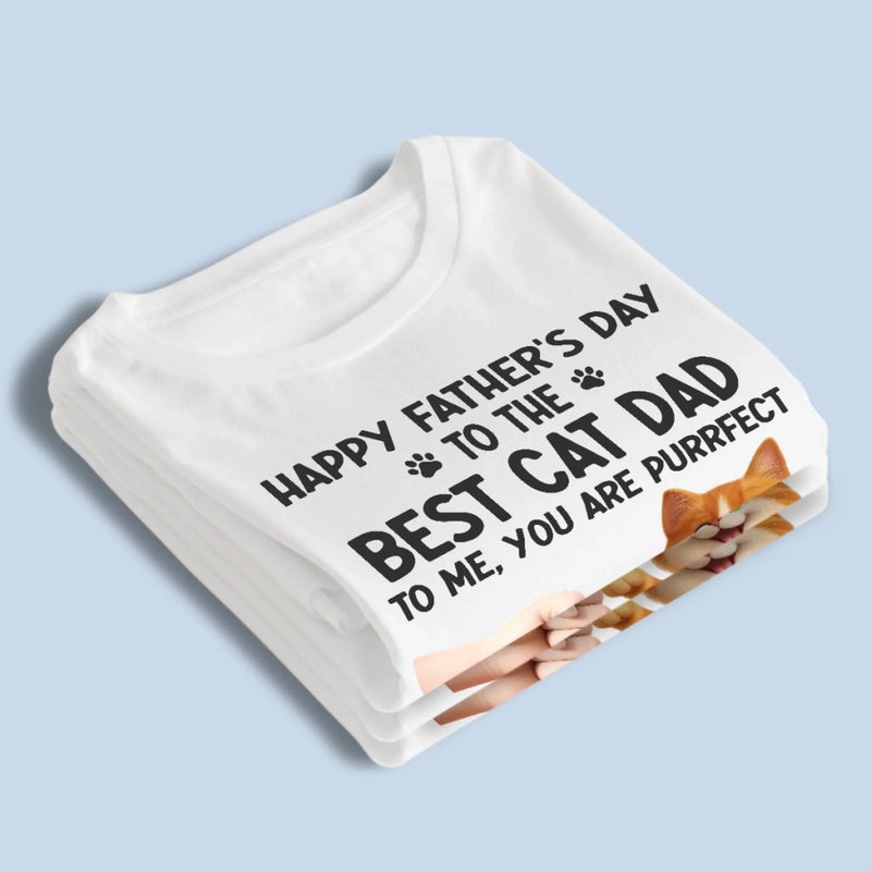 Fist Bumps And Furballs Since Day One - Dog & Cat Personalized Custom Unisex T-shirt, Premium T-shirt, Hoodie - Father's Day,  Gift For Dad, Pet Owners, Pet Lovers