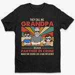 Certified Grandpa Of Chaos - Family Personalized Custom Unisex T-shirt, Premium T-shirt, Hoodie - Father's Day, Gift For Grandpa