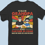 Certified Grandpa Of Chaos - Family Personalized Custom Unisex T-shirt, Premium T-shirt, Hoodie - Father's Day, Gift For Grandpa