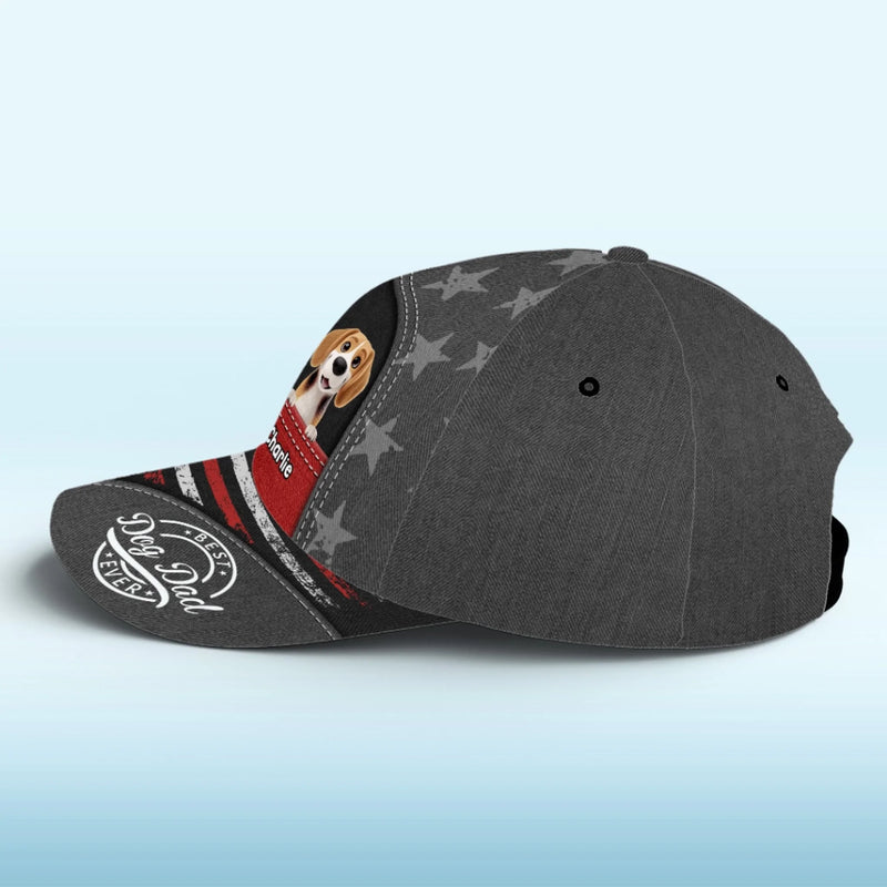 My Kids Bark, And I’m Proud - Dog Personalized Custom Hat, All Over Print Classic Cap - Father's Day, Gift For Pet Owners, Pet Lovers
