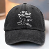 Best Hugs Come With Fur - Dog & Cat Personalized Custom Vintage Washed Denim Baseball Cap - Father's Day, Gift For Dad, Pet Owners, Pet Lovers
