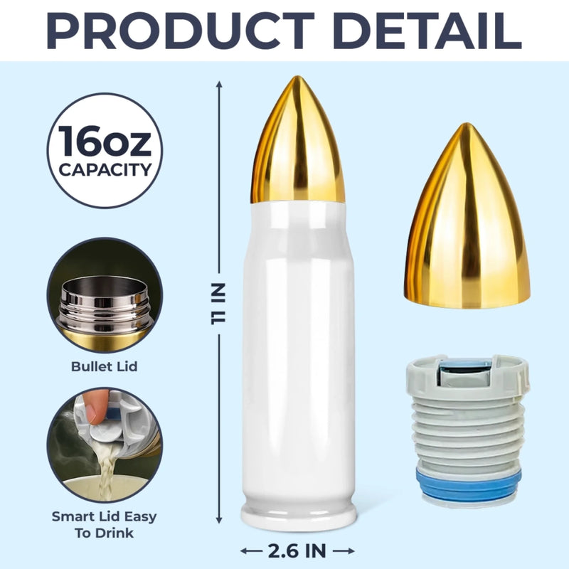 Legacy In Every Handshake - Family Personalized Custom Bullet Tumbler - Father's Day, Gift For Dad, Grandpa