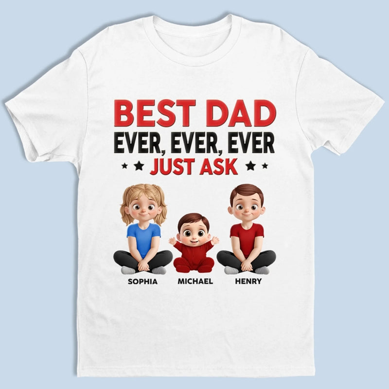 Ask Us, We’re Experts - Family Personalized Custom Unisex T-shirt, Premium T-shirt, Hoodie -  Father's Day, Gift For Dad, Grandpa