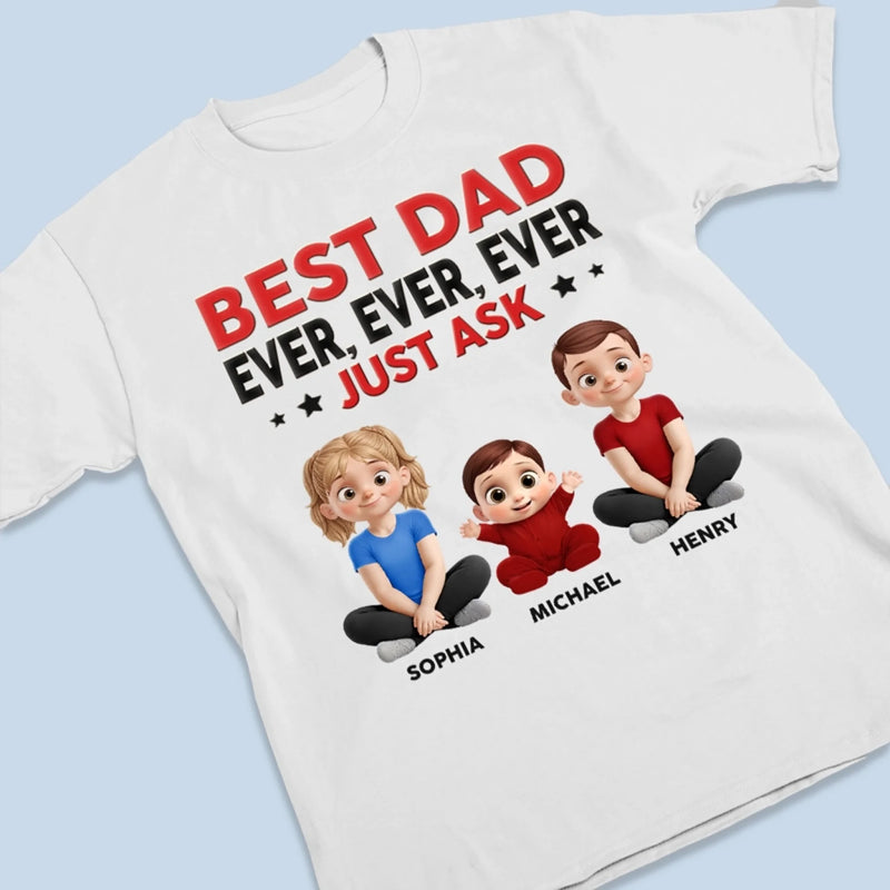 Ask Us, We’re Experts - Family Personalized Custom Unisex T-shirt, Premium T-shirt, Hoodie -  Father's Day, Gift For Dad, Grandpa