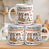 Happy Father’s Day, My Loyal Human - Cat Personalized Custom 3D Inflated Effect Printed Mug - Father's Day,  Gift For Dad, Pet Owners, Pet Lovers