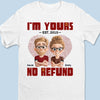 Love Me Or Deal With Me - Couple Personalized Custom Unisex T-shirt, Premium T-shirt, Hoodie - Gift For Husband Wife, Anniversary