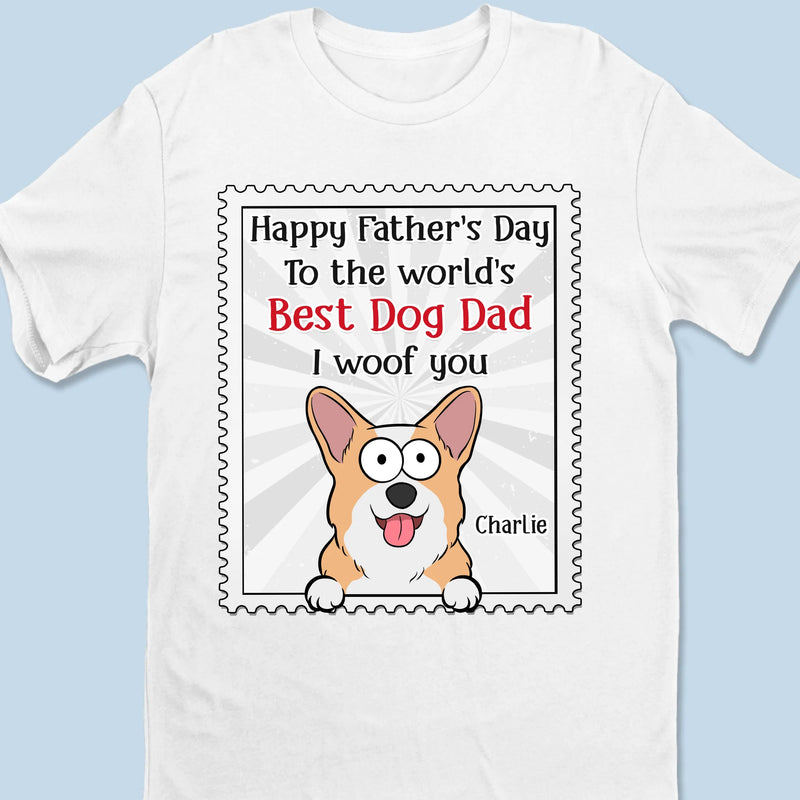Best Dog, Best Dad Duo - Dog Personalized Custom Unisex T-shirt, Premium T-shirt, Hoodie - Father's Day, Gift For Dad, Pet Owners, Pet Lovers