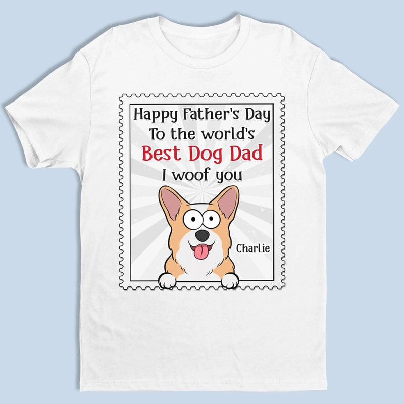 Best Dog, Best Dad Duo - Dog Personalized Custom Unisex T-shirt, Premium T-shirt, Hoodie - Father's Day, Gift For Dad, Pet Owners, Pet Lovers