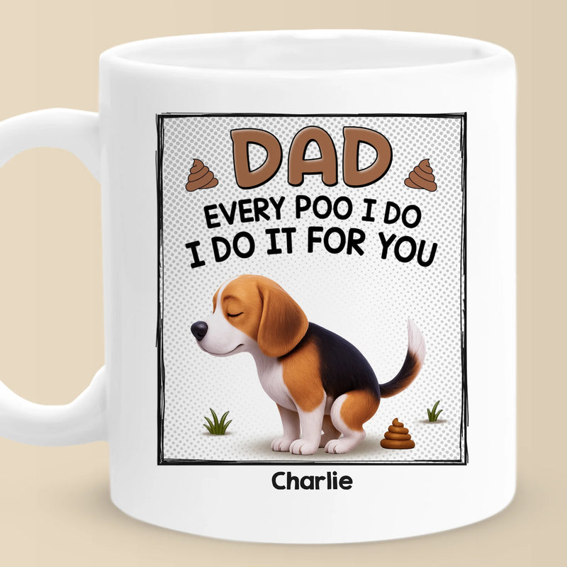 Keeping You Active, One Walk At A Time - Dog Personalized Custom Mug - Father's Day, Gift For Pet Owners, Pet Lovers