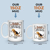 Keeping You Active, One Walk At A Time - Dog Personalized Custom Mug - Father's Day, Gift For Pet Owners, Pet Lovers