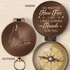 Always Heading Home To You - Family Personalized Custom Compass - Father's Day, Gift For Dad, Grandpa