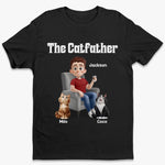The Catfather - Cat Personalized Custom Unisex T-shirt, Premium T-shirt, Hoodie - Father's Day,  Gift For Dad, Cat Lovers