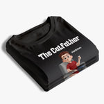 The Catfather - Cat Personalized Custom Unisex T-shirt, Premium T-shirt, Hoodie - Father's Day,  Gift For Dad, Cat Lovers