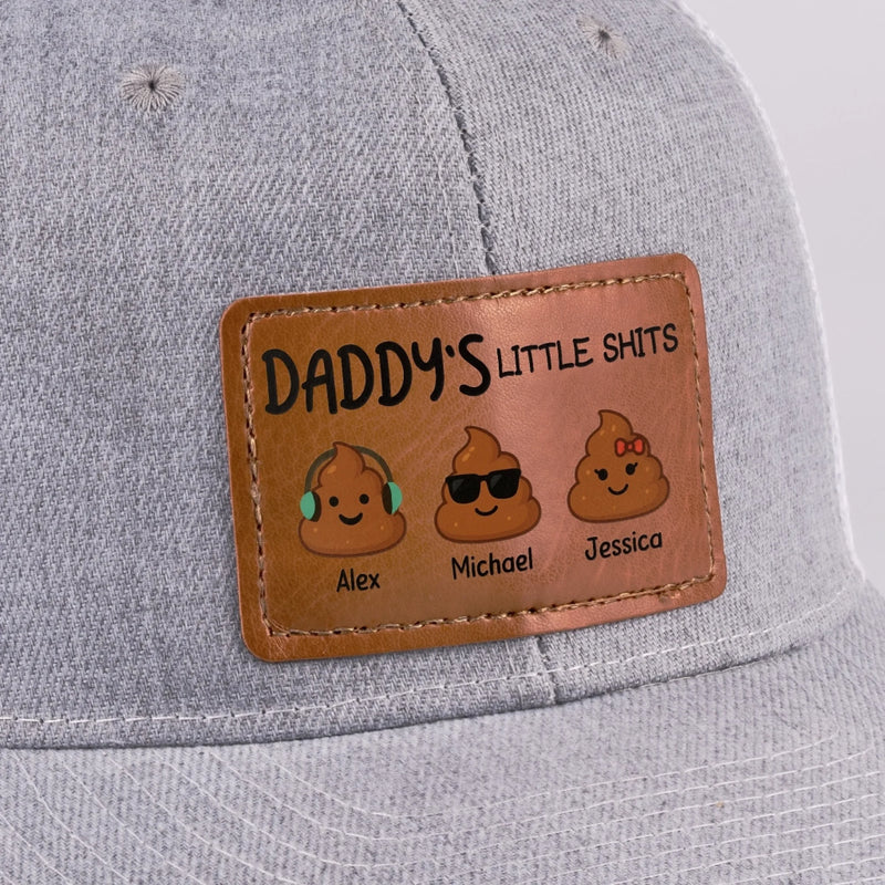 Proud Creator Of Chaos Since Birth - Family Personalized Custom Leather Patch Hat - Father's Day, Gift For Dad, Grandpa