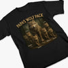 Papa’s Wolf Pack - Family Personalized Custom Unisex T-shirt, Premium T-shirt, Hoodie - New Arrival, Father's Day, Gift For Dad, Grandpa AMZ
