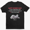 Thanks For Loving Her And Us - Dog Personalized Custom Unisex T-shirt, Premium T-shirt, Hoodie - Father's Day, Gift For Dad, Pet Owners, Pet Lovers