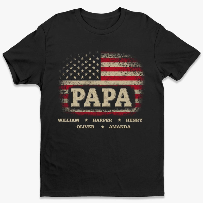Alpha Of My Heart, Happy Father’s Day - Family Personalized Custom Unisex T-shirt, Premium T-shirt, Hoodie - Father's Day, Gift For Dad, Grandpa