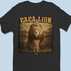 Papa Lion, Forever Proud - Family Personalized Custom Unisex T-shirt, Premium T-shirt, Hoodie - Father's Day, Gift For Dad, Grandpa
