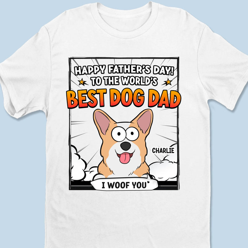 To My Favorite Hooman - Dog Personalized Custom Unisex T-shirt, Premium T-shirt, Hoodie - Father's Day, Gift For Dad, Pet Owners, Pet Lovers